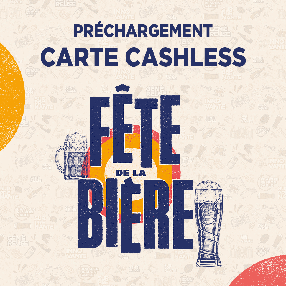 Fête de la Bière 2026 – Préchargement de la carte cashless